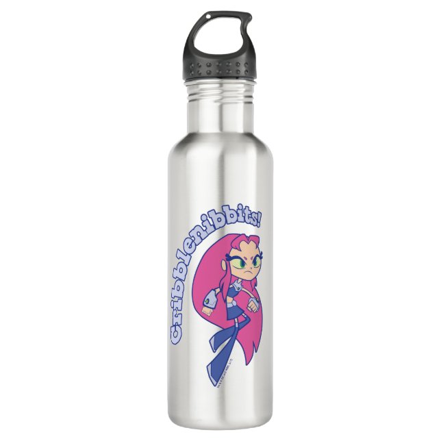 Teen Titans Go! | Starfire "Cribblenibbits!" Water Bottle (Front)