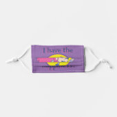 Teen Titans Go! | Starfire "I Have The Happiness" Kids' Cloth Face Mask (Front, Folded)