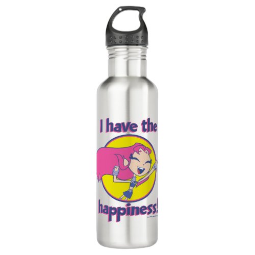 Teen Titans Go  Starfire I Have The Happiness Stainless Steel Water Bottle