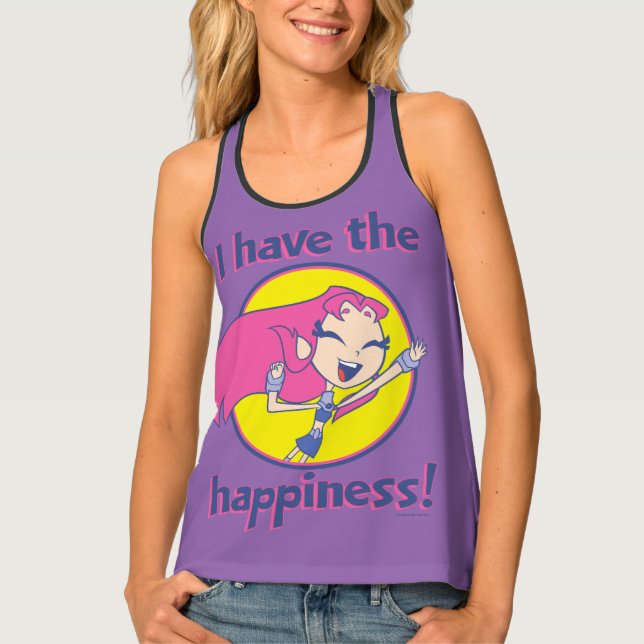 Teen Titans Go! | Starfire "I Have The Happiness" Tank Top (Front)