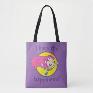 Teen Titans Go! Starfire "I Have The Happiness" Tote Bag