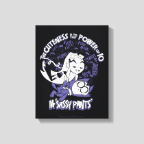 Teen Titans Go! | Starfire & Mr Sassy Pants Canvas Print