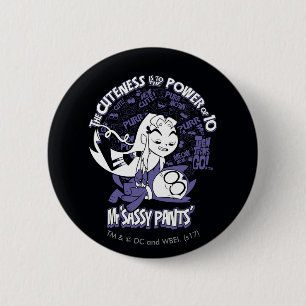 Teen Titans Go! Starfire & Mr Sassy Pants Pinback Button