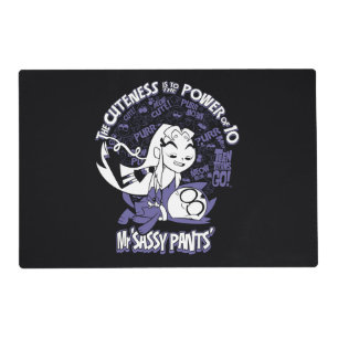 Teen Titans Go!   Starfire & Mr Sassy Pants Placemat