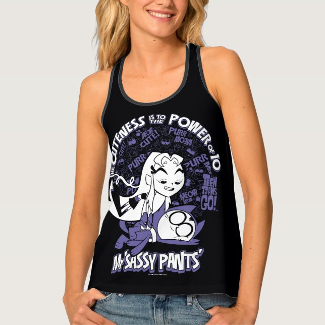 Teen Titans Go! | Starfire & Mr Sassy Pants Tank Top (Front)