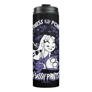 Teen Titans Go! Starfire & Mr Sassy Pants Thermal Tumbler