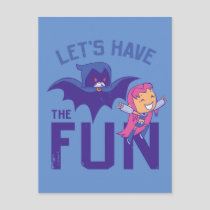 Teen Titans Go! | Starfire & Raven "Have The Fun" Postcard