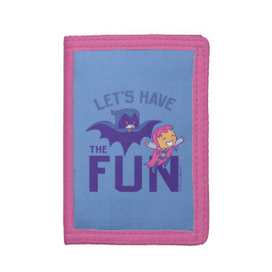 Teen Titans Go! Starfire & Raven "Have The Fun" Trifold Wallet