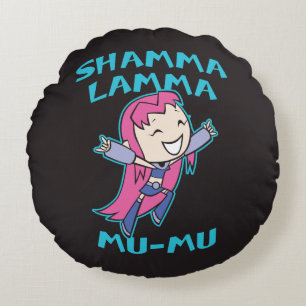 Teen Titans Go! Starfire "Shamma Lamma Mu-Mu" Round Pillow