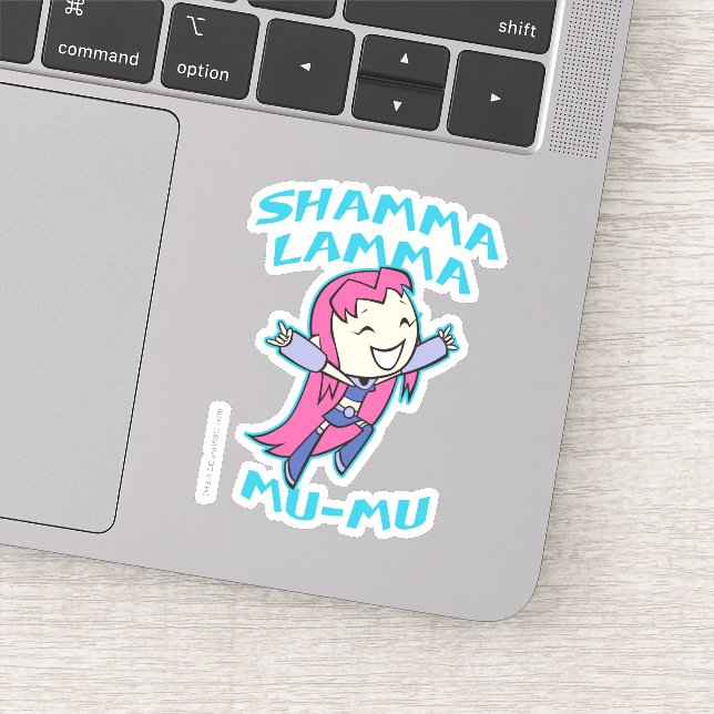 Teen Titans Go! | Starfire "Shamma Lamma Mu-Mu" Sticker (Detail)