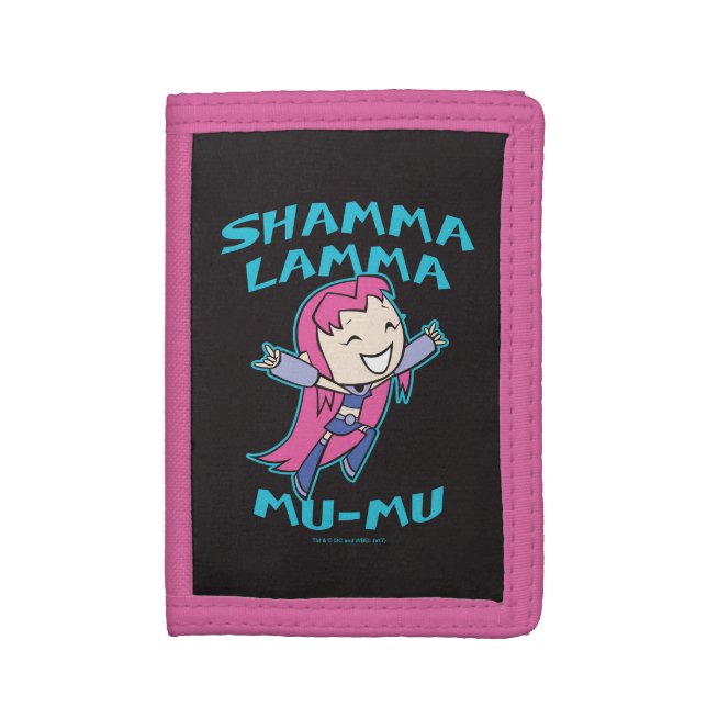 Teen Titans Go! | Starfire "Shamma Lamma Mu-Mu" Trifold Wallet (Front Vertical)