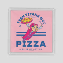 Teen Titans Go! Starfire "Truth Justice Pizza" Acrylic Tray