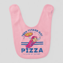 Teen Titans Go! Starfire "Truth Justice Pizza" Baby Bib