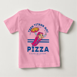 Teen Titans Go! Starfire "Truth Justice Pizza" Baby T-Shirt