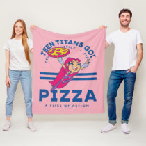 Teen Titans Go! Starfire "Truth Justice Pizza" Fleece Blanket