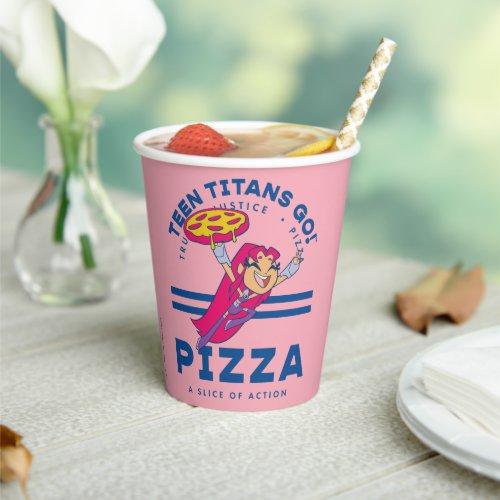 Teen Titans Go Starfire Truth Justice Pizza Paper Cups