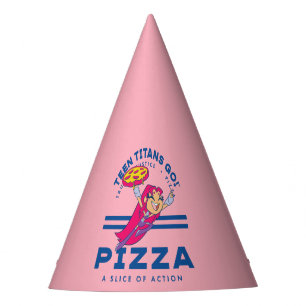 Teen Titans Go! Starfire "Truth Justice Pizza" Party Hat