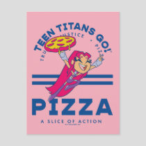 Teen Titans Go! Starfire "Truth Justice Pizza" Postcard