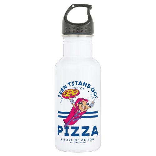 Teen Titans Go Starfire Truth Justice Pizza Stainless Steel Water Bottle