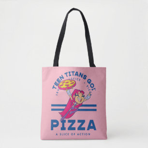 Teen Titans Go! Starfire "Truth Justice Pizza" Tote Bag