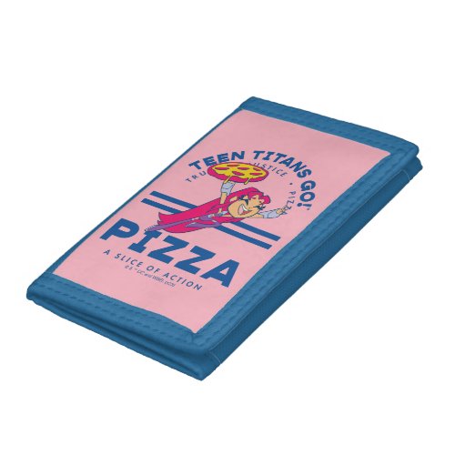 Teen Titans Go Starfire Truth Justice Pizza Trifold Wallet