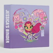 Teen Titans Go! | Starfire's Heart Punch Graphic 3 Ring Binder