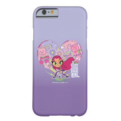 Teen Titans Go  Starfires Heart Punch Graphic Barely There iPhone 6 Case