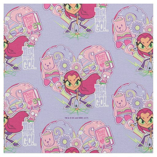 Teen Titans Go! | Starfire's Heart Punch Graphic Fabric