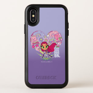 Teen Titans Go!   Starfire's Heart Punch Graphic OtterBox Symmetry iPhone X Case