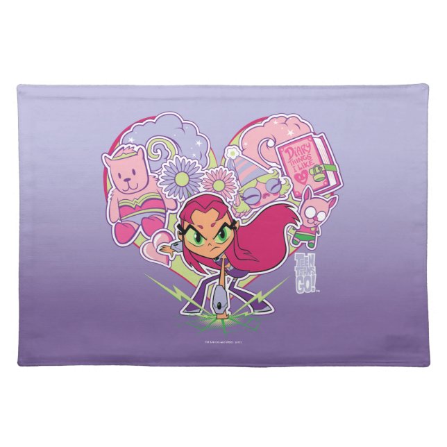 Teen Titans Go! | Starfire's Heart Punch Graphic Placemat (Front)