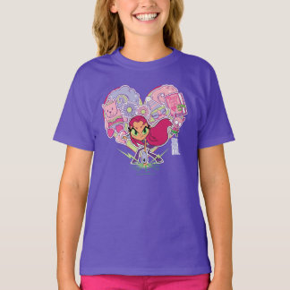 Teen Titans Go! | Starfire's Heart Punch Graphic T-Shirt