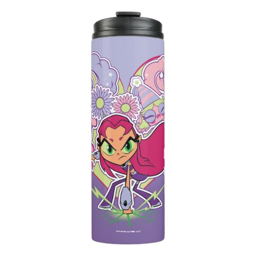 Teen Titans Go  Starfires Heart Punch Graphic Thermal Tumbler