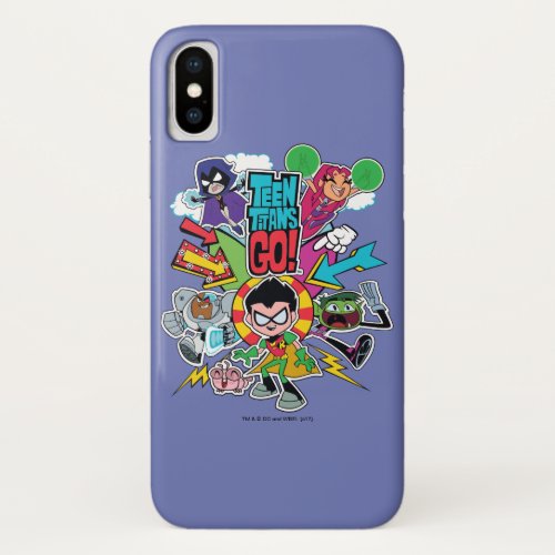 Teen Titans Go  Team Arrow Graphic iPhone X Case