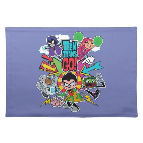 Teen Titans Go  Team Arrow Graphic Cloth Placemat