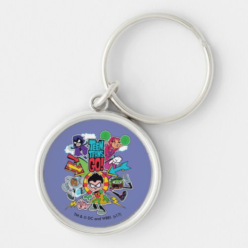 Teen Titans Go  Team Arrow Graphic Keychain