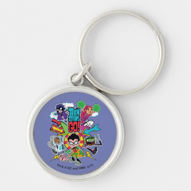 Teen Titans Go! | Team Arrow Graphic Keychain (Front)