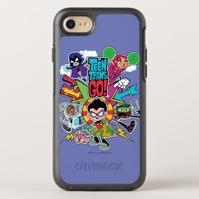 Teen Titans Go! | Team Arrow Graphic Otterbox iPhone Case (Back)