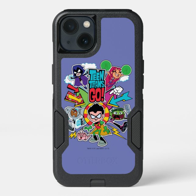 Teen Titans Go! | Team Arrow Graphic Otterbox iPhone Case (Back)