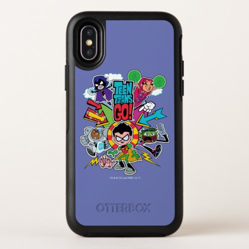 Teen Titans Go  Team Arrow Graphic OtterBox Symmetry iPhone X Case