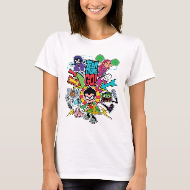 Teen Titans Go! | Team Arrow Graphic T-Shirt (Front)