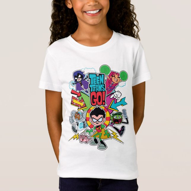 Teen Titans Go! | Team Arrow Graphic T-Shirt (Front)