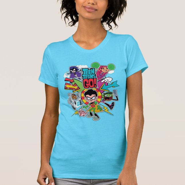 Teen Titans Go! | Team Arrow Graphic T-Shirt (Front)