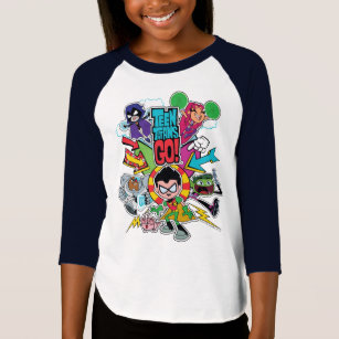 Teen Titans Group Girls T-Shirt