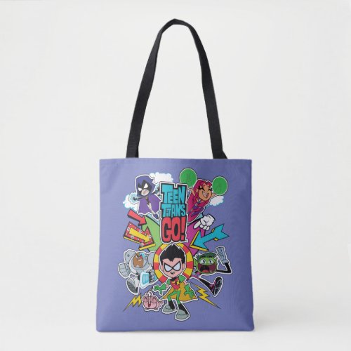 Teen Titans Go  Team Arrow Graphic Tote Bag