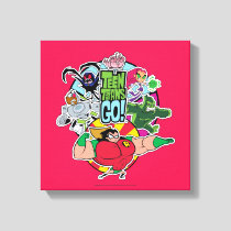 Teen Titans Go! | Team Group Graphic Canvas Print