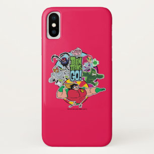 Teen Titans Go! Team Group Graphic iPhone X Case