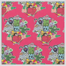 Teen Titans Go! | Team Group Graphic Fabric
