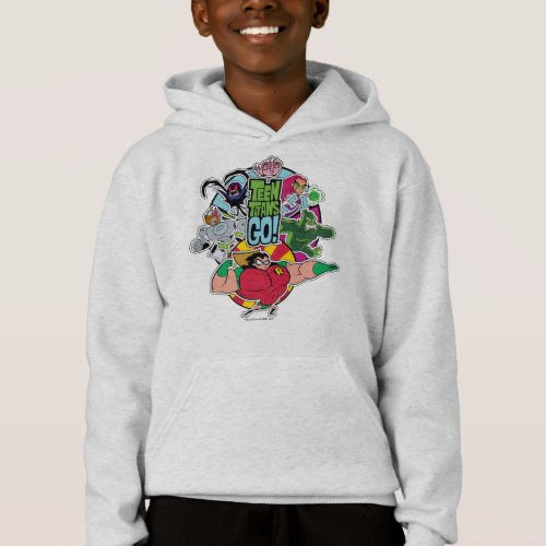 Teen Titans Go  Team Group Graphic Hoodie