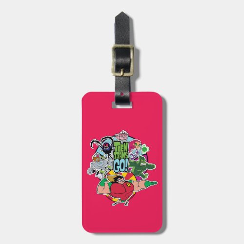 Teen Titans Go  Team Group Graphic Luggage Tag