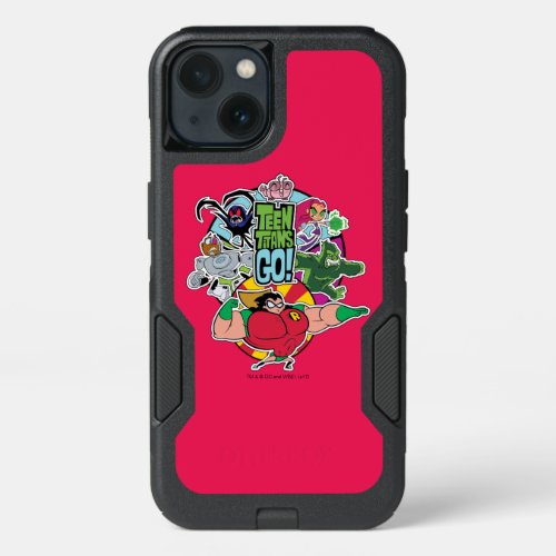 Teen Titans Go  Team Group Graphic iPhone 13 Case